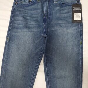 True Religion High-Rise Women's Jeans in Medium Blue Wash